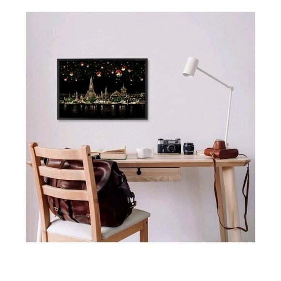 2 Pack Scratch Art Rainbow Painting Paper, Sketch Pad DIY Night View... - Picture 2 of 9